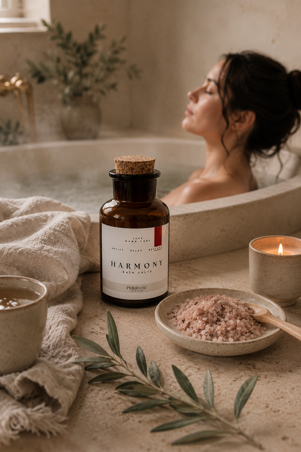 Postpartum Bath Salts  |   Luxe Relaxation & Wellbeing  Salt Bath | Harmony
