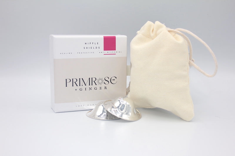 999 silver nipple cups with reusable pouch for breastfeeding comfort