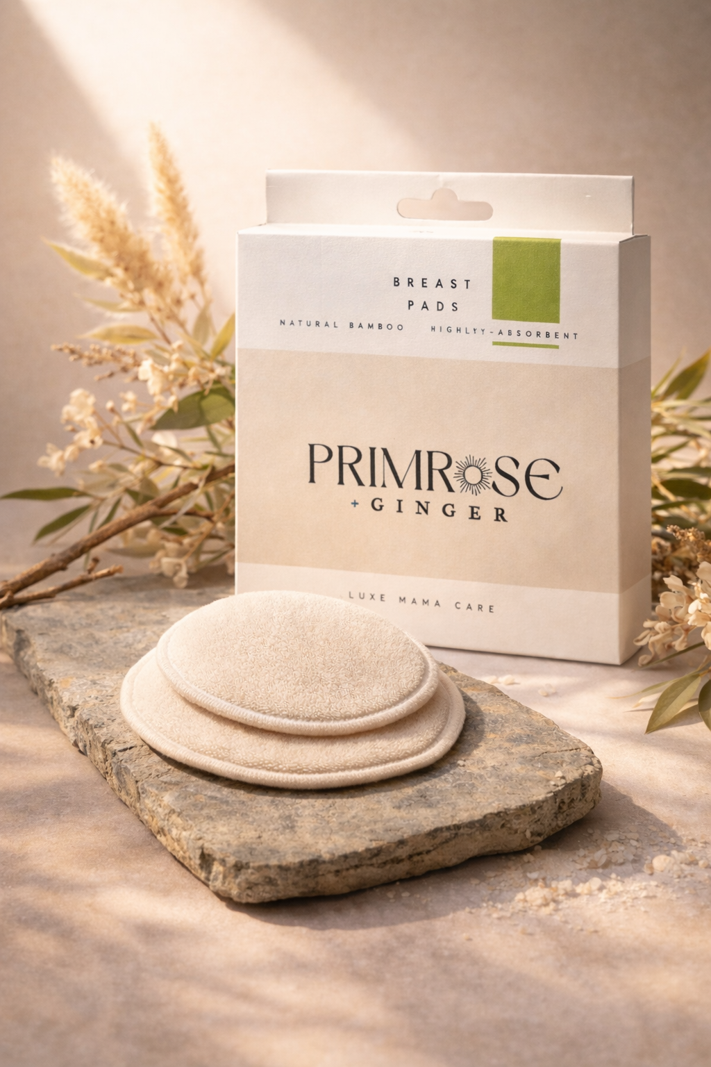 Soft reusable bamboo breast pads for comfortable daily wear